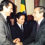 Fernando Color de Melo-Presidente de Brasil y Vicepresidente Eduardo  Duhalde-1990