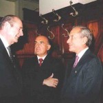 Jacques Chirac- Presidente de Francia y Vicepresidente Carlos Ruckauf-  Congreso de la Nación-1997